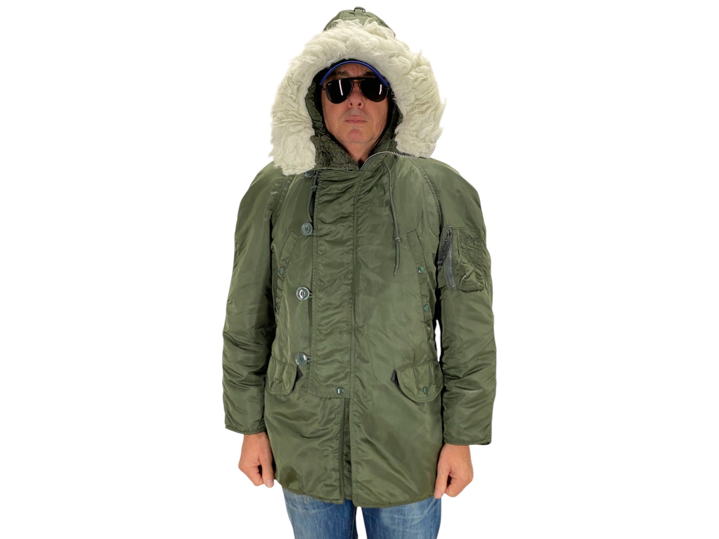 Med .Alpha Industries N2B flyer jacket Made in USA