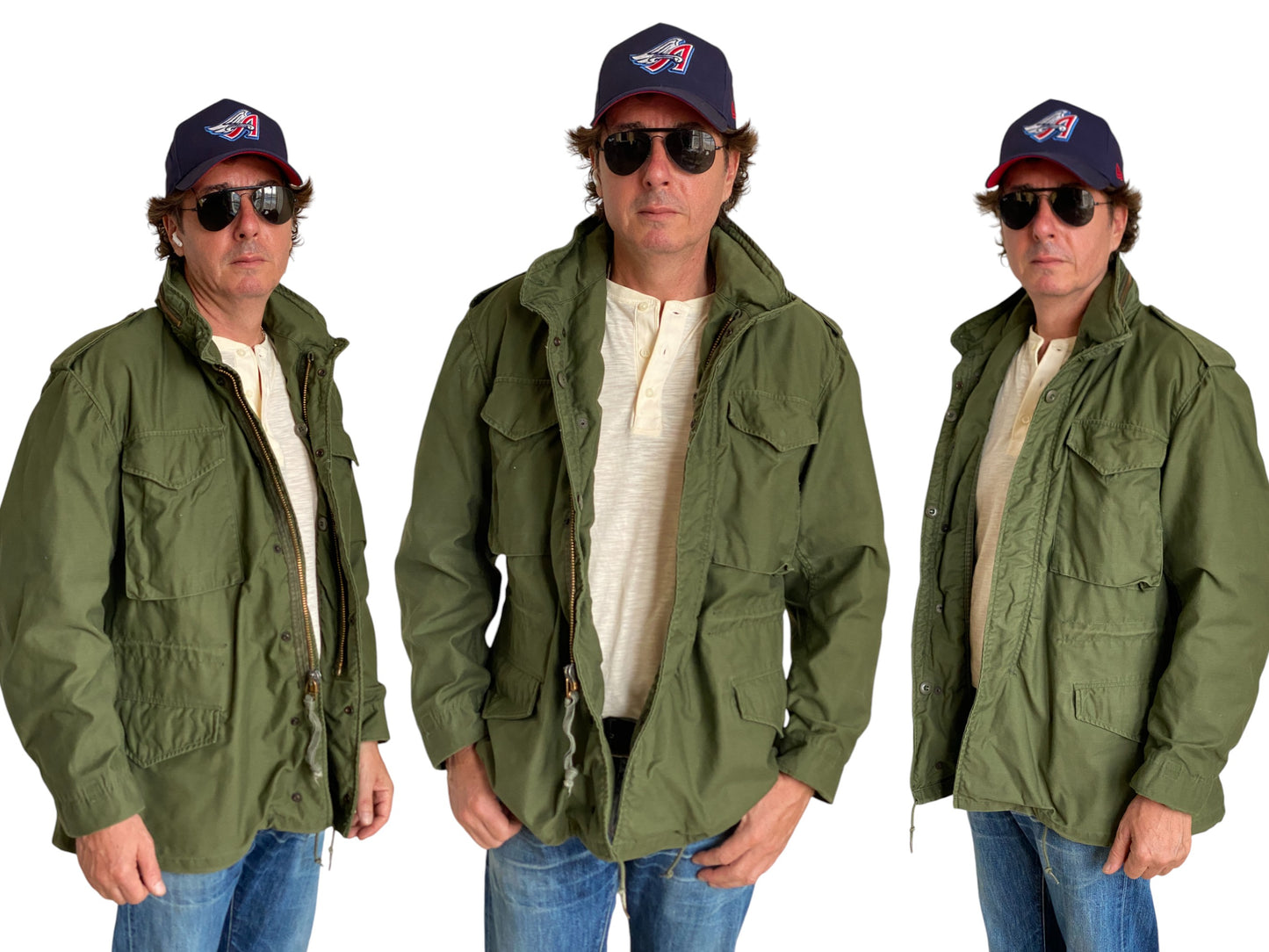 Med Reg. Authentic 1982 US M-65 field jacket Military