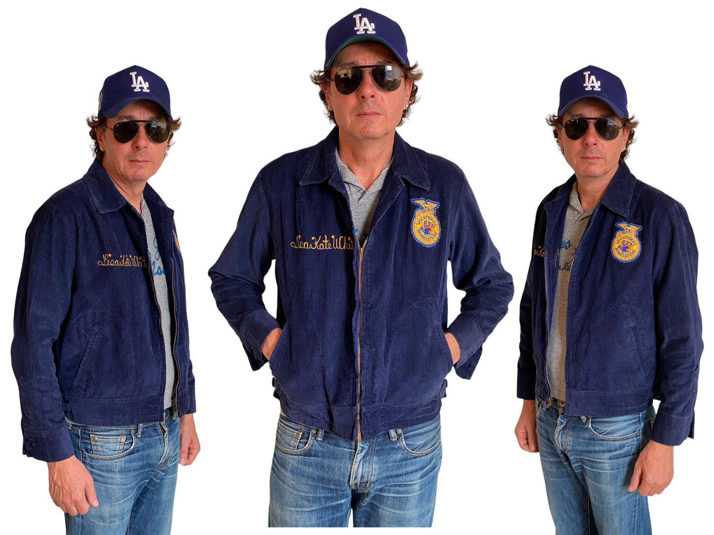 Size 42US / 52EU. Vintage Texas Future farmer of America jacket Talon Zipper