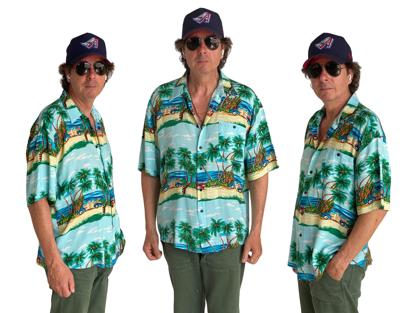 Size Large. Vintage 90s Hawaiian shirt