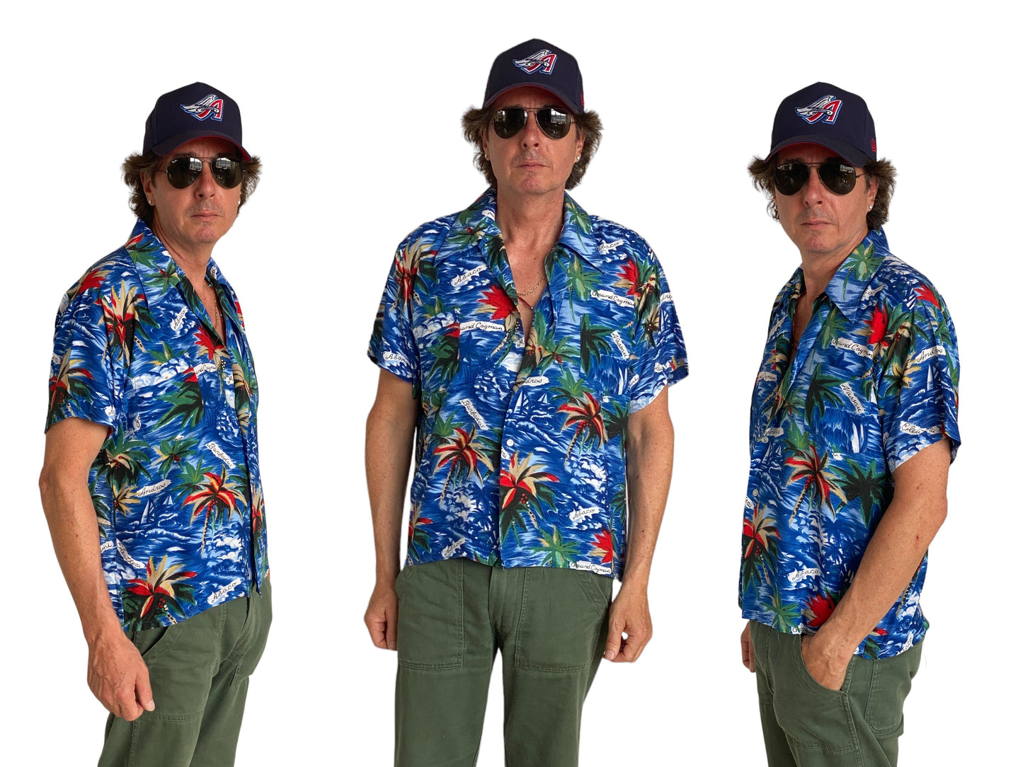 Size Large. Vintage 70s Hawaiian shirt
