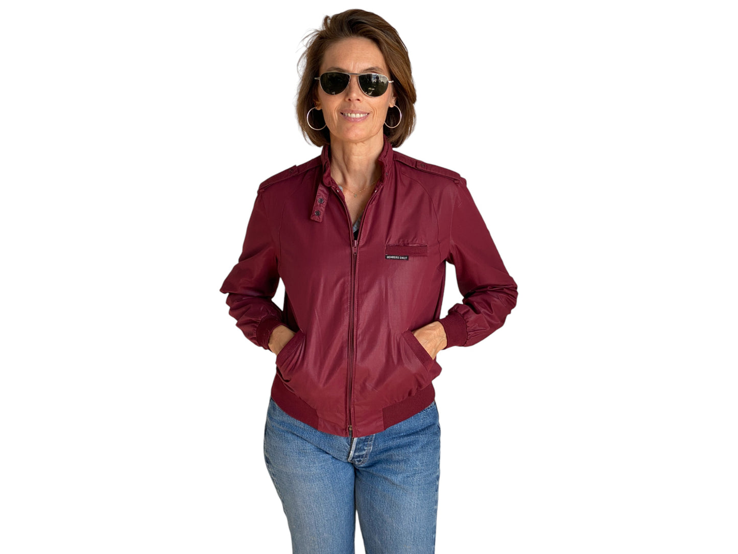 Size 9/10. Women Vintage 80s Members Only Cotton Jacket