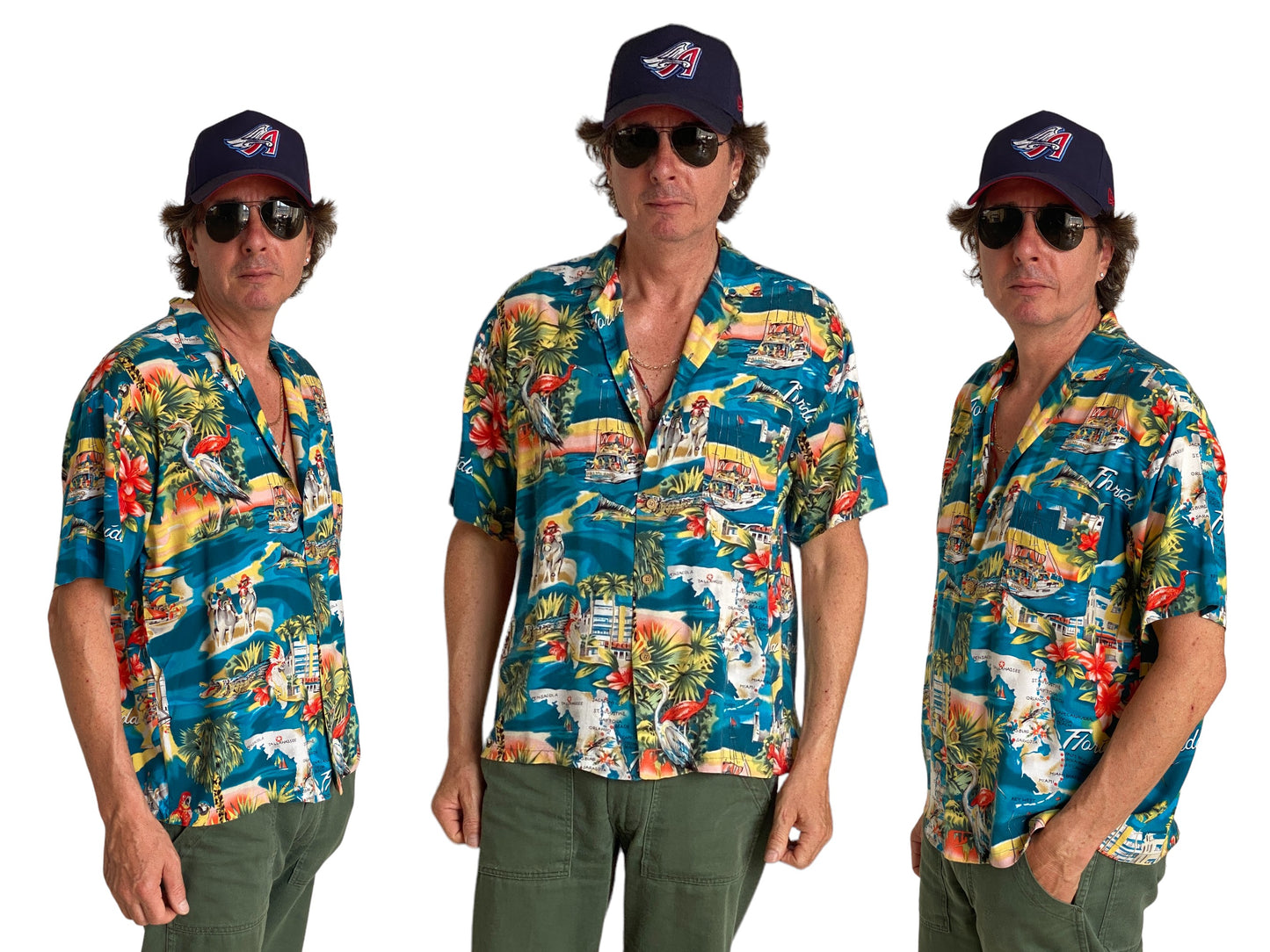 Size Medium. Vintage 90s Hawaiian shirt