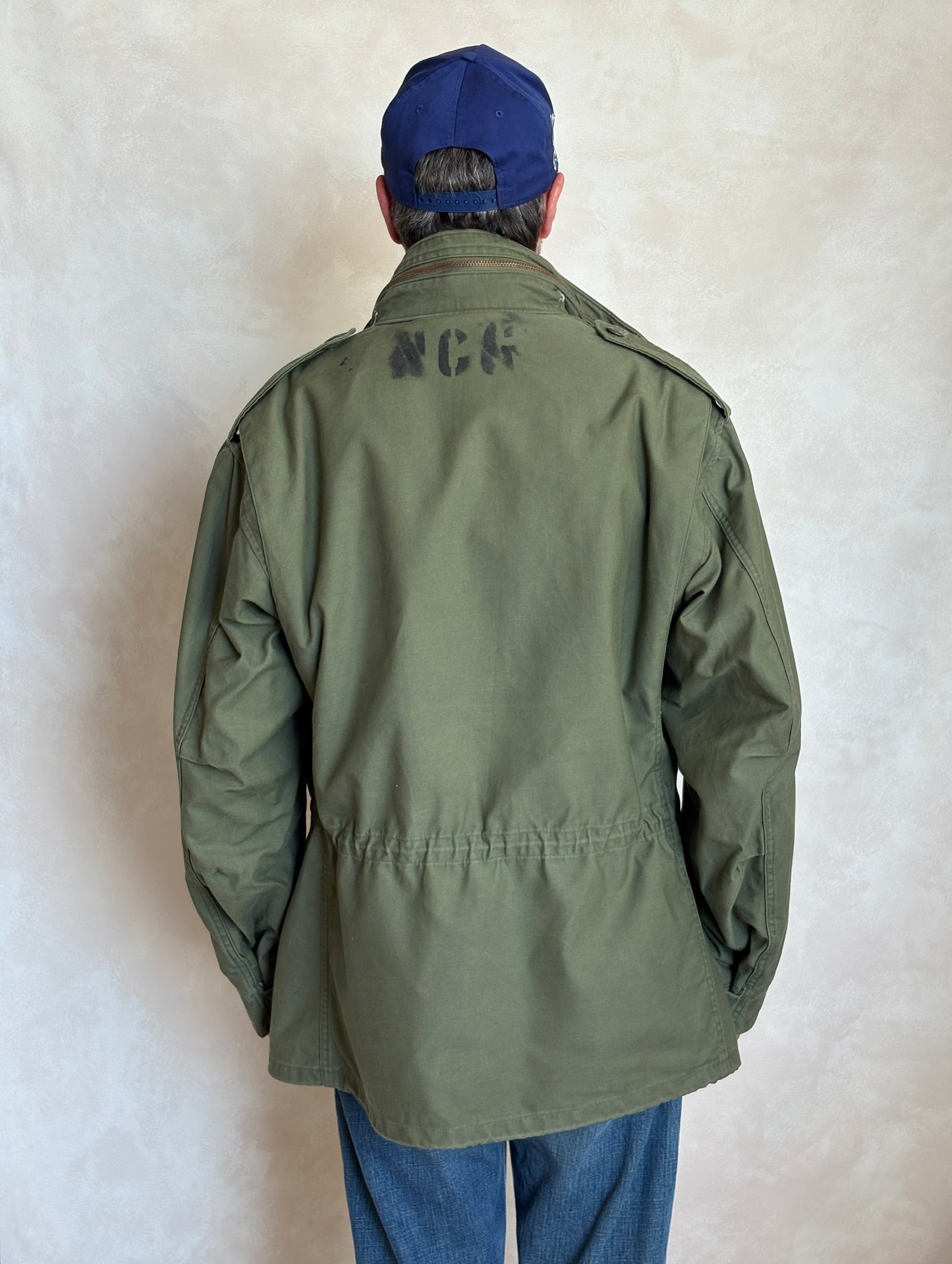 Large Reg.Authentic 1977 US Army M-65 field jacket Military