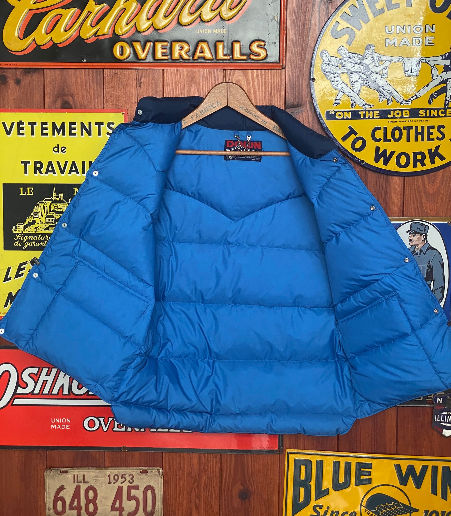 Vintage down vest made by Kmart, size Large - Retro style and cozy warmth for chilly days.