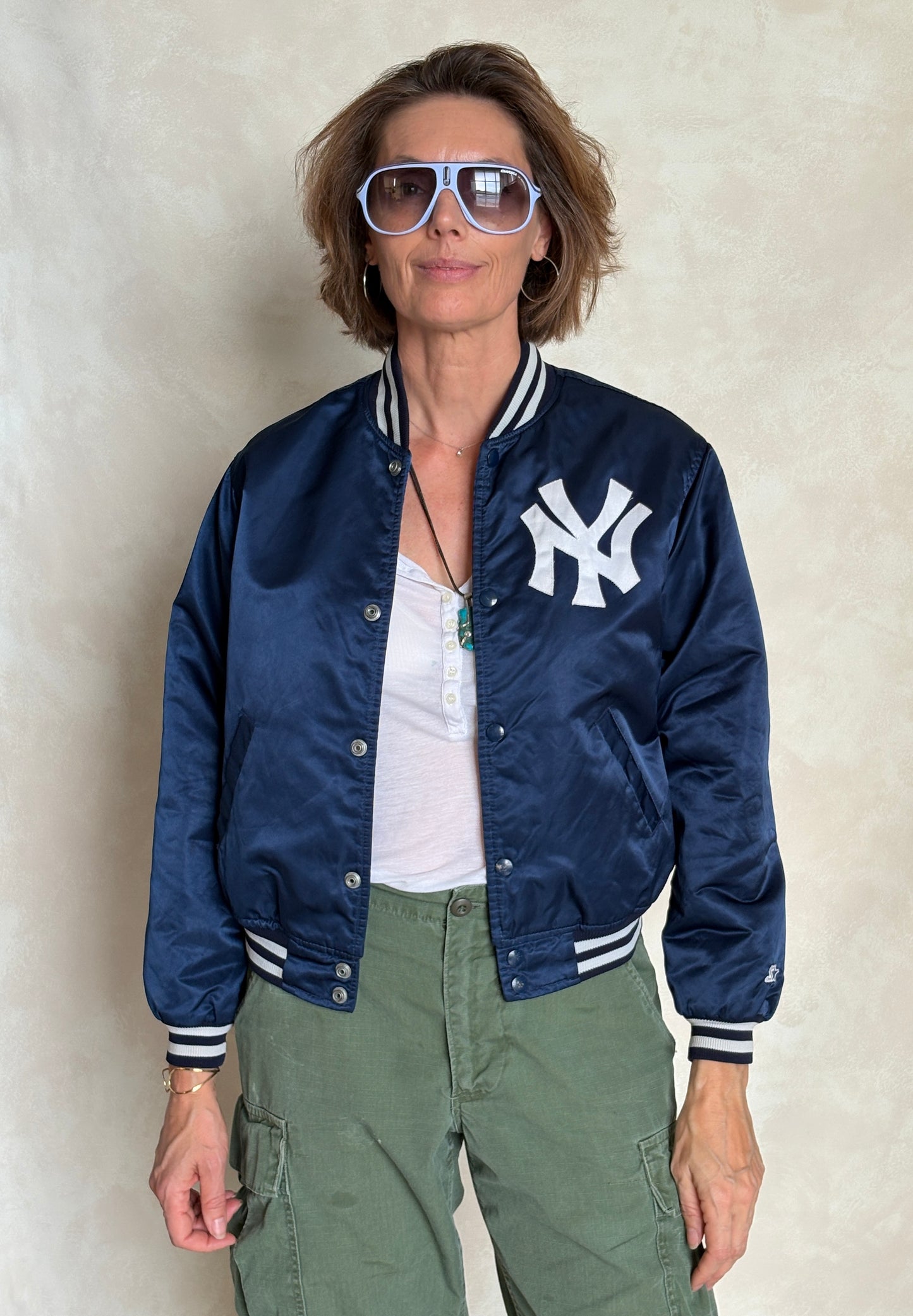 Youth Large. Vintage Diamond collection 90s New York Yankee Starter jacket -made in USA-