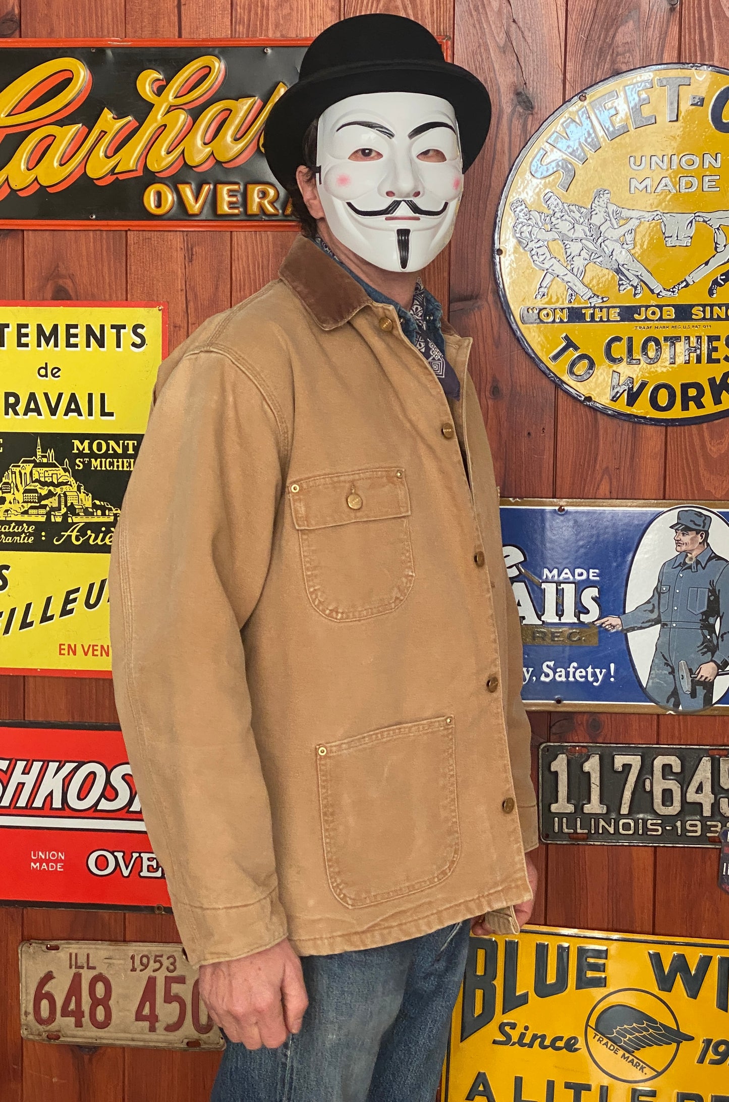 Vintage Carhartt Blanket Lined Jacket - Size 44 US (54 EU) | Made in USA | USA Vintage BCN
