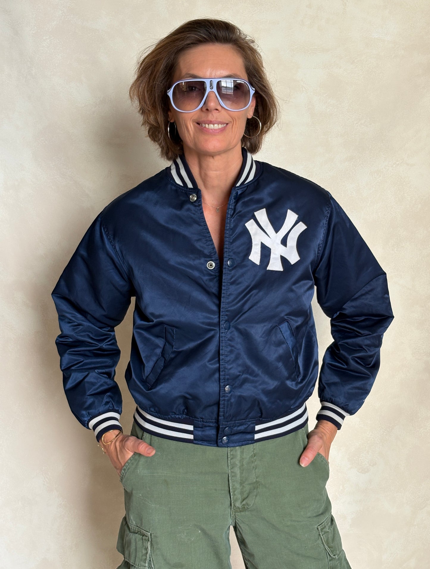 Youth Large. Vintage Diamond collection 90s New York Yankee Starter jacket -made in USA-