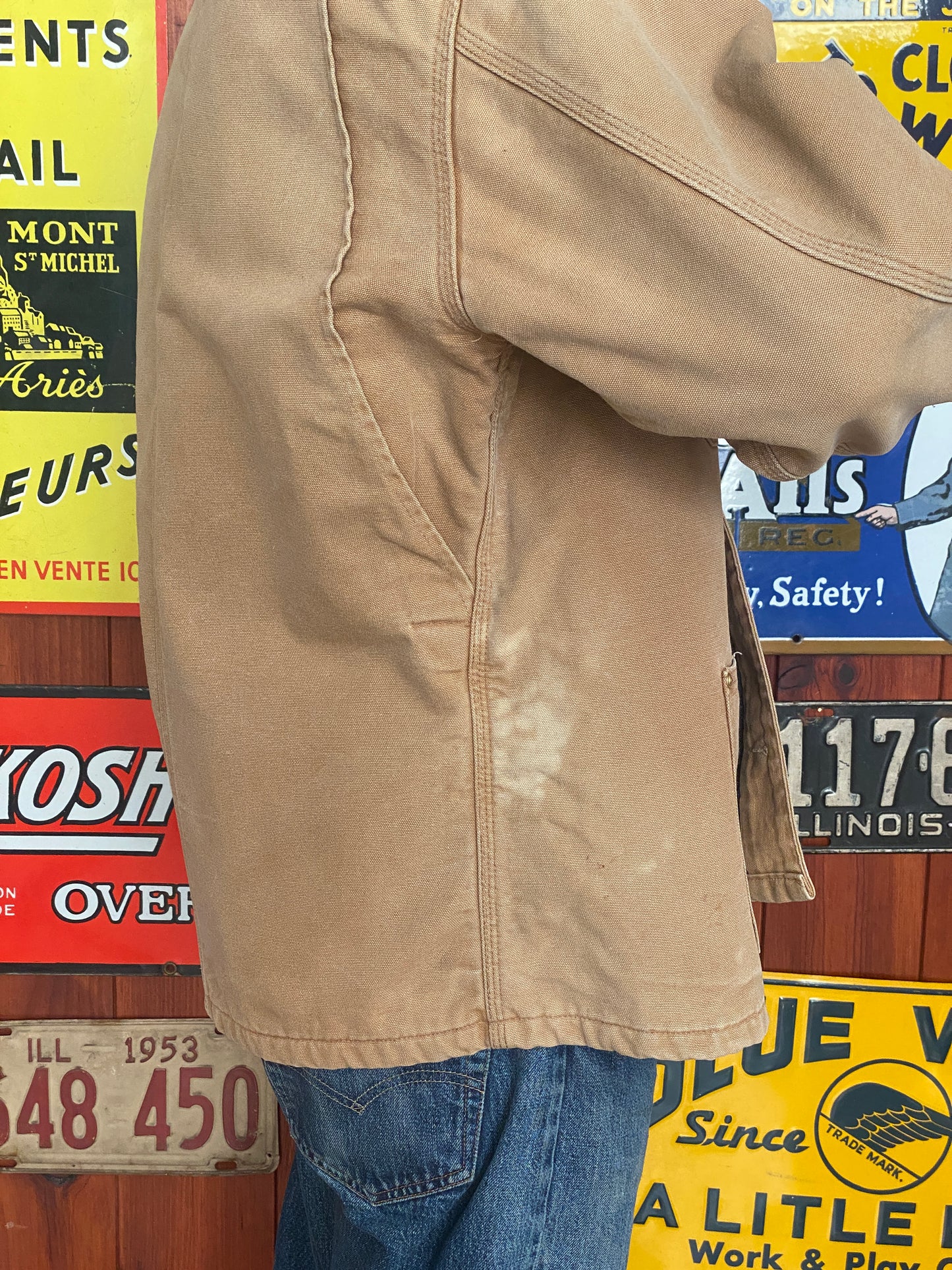 Vintage Carhartt Blanket Lined Jacket - Size 44 US (54 EU) | Made in USA | USA Vintage BCN