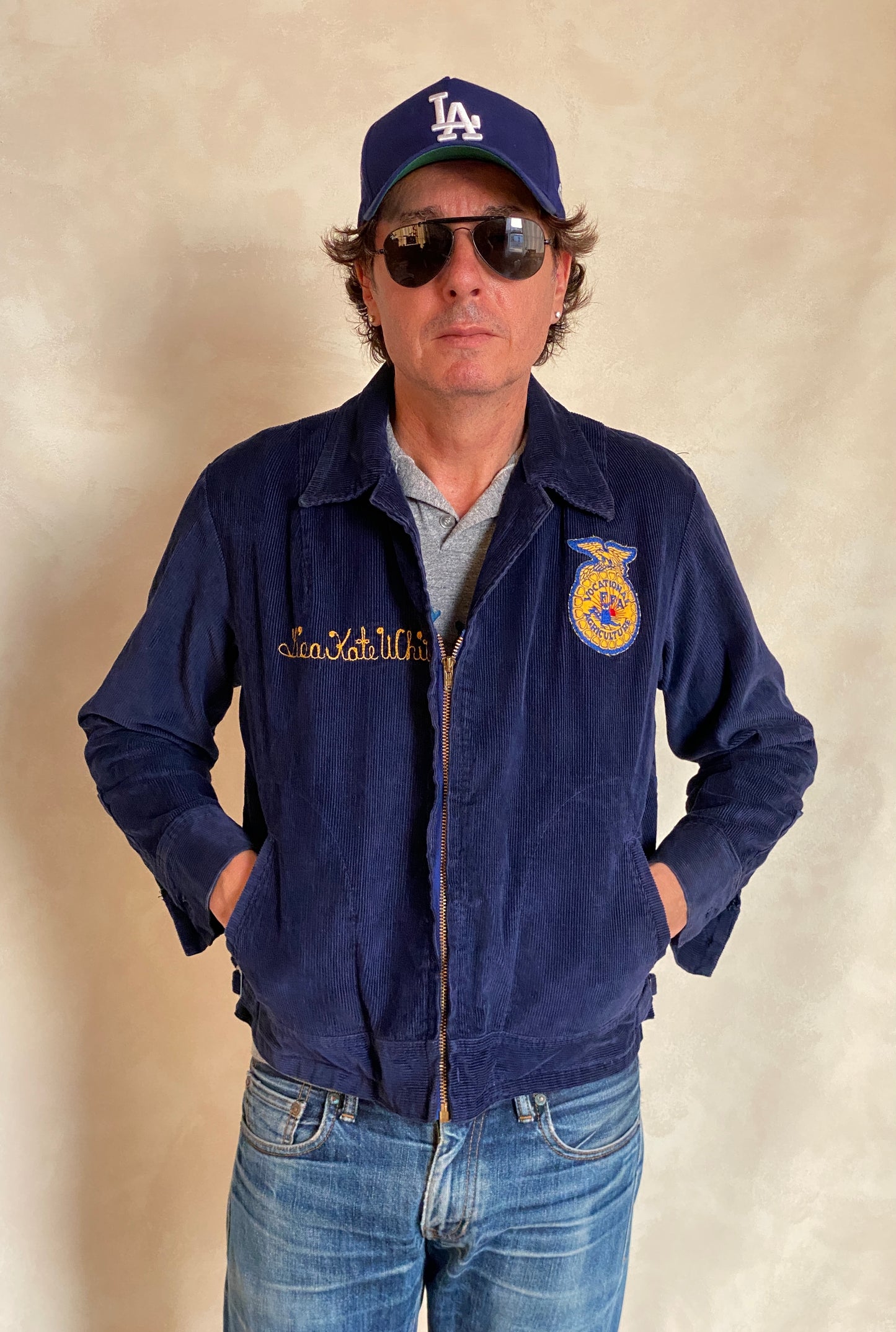 Size 42US / 52EU. Vintage Texas Future farmer of America jacket Talon Zipper
