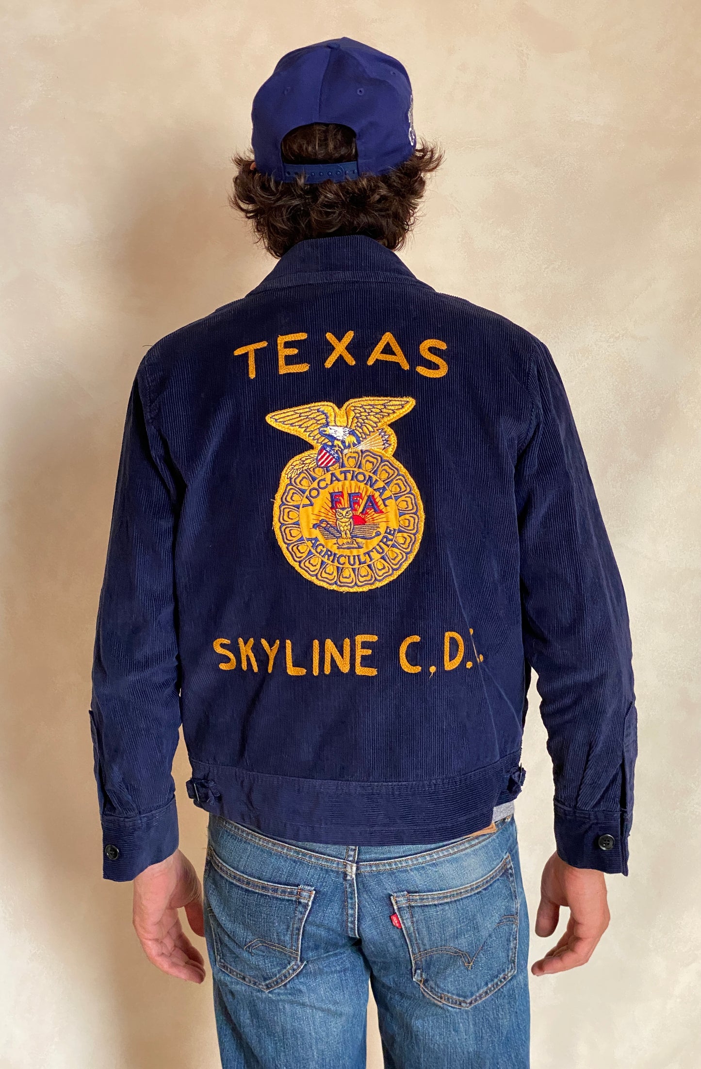 Size 42US / 52EU. Vintage Texas Future farmer of America jacket Talon Zipper