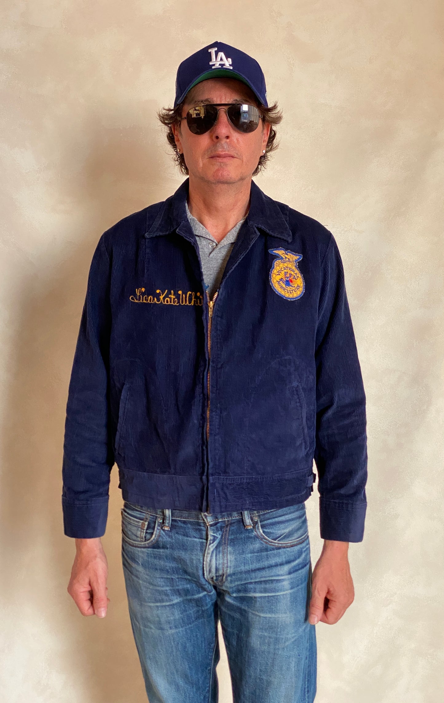 Size 42US / 52EU. Vintage Texas Future farmer of America jacket Talon Zipper