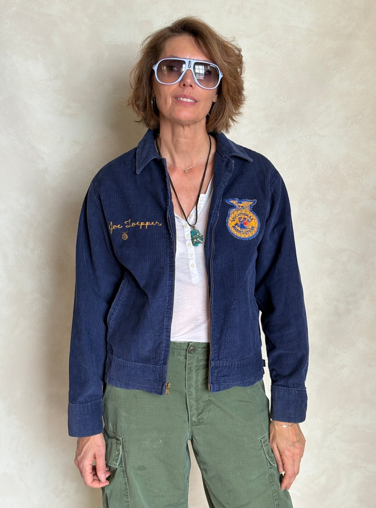 Size 38US / 48EU. Vintage 70s Illinois Future farmer of America jacket. Made in USA - USA Vintage Bcn
