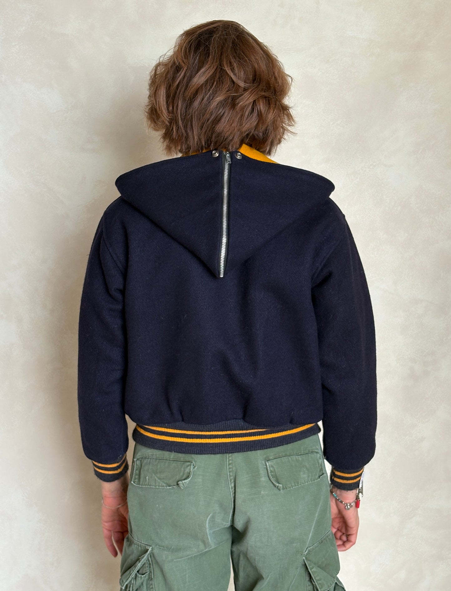 Size XS. Vintage 60s Varsity wool jacket Made in USA