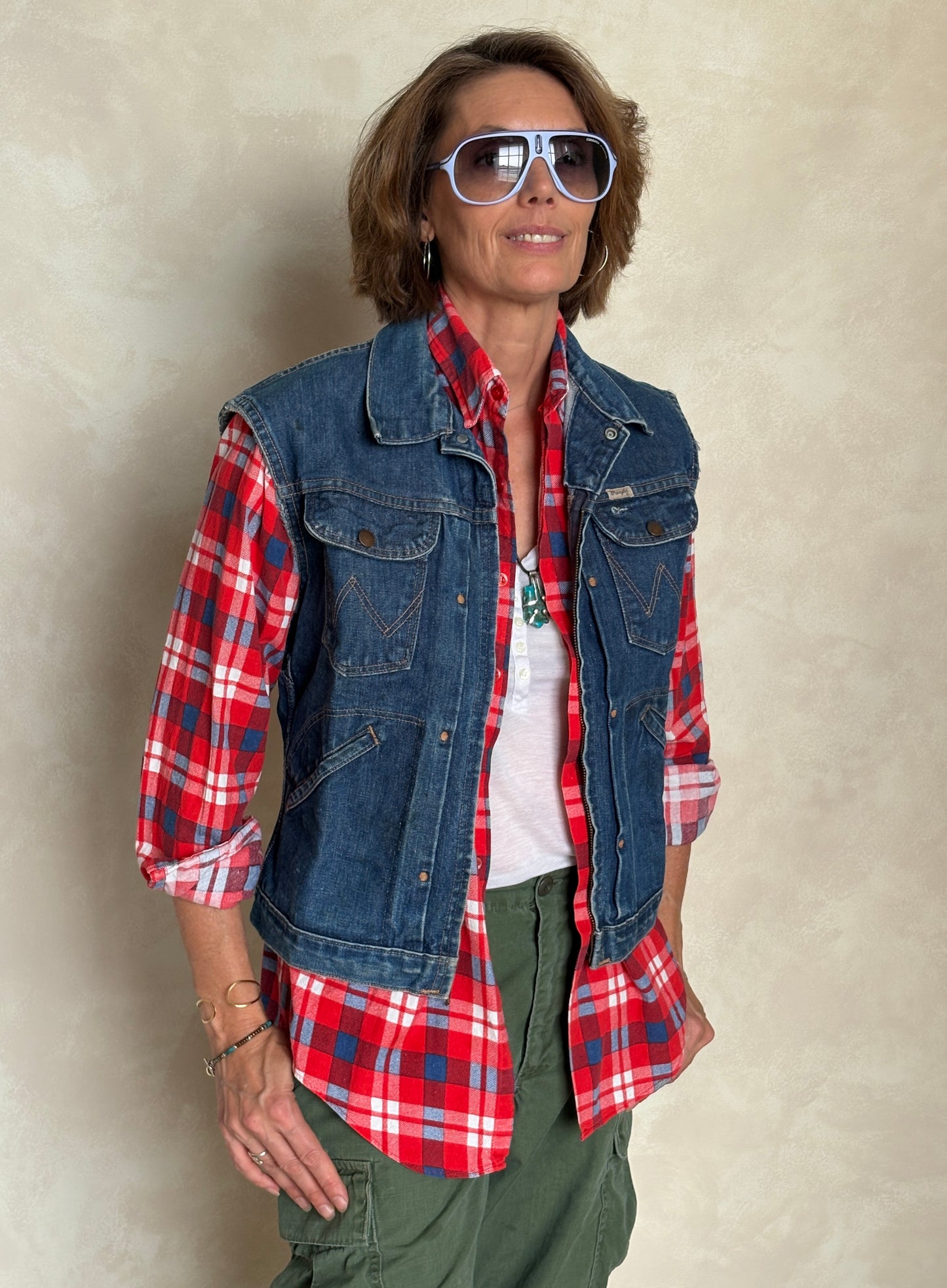 Size 38US / 48EU . 1960s Vintage Wrangler 24MJZ Denim Jacket – Made in USA