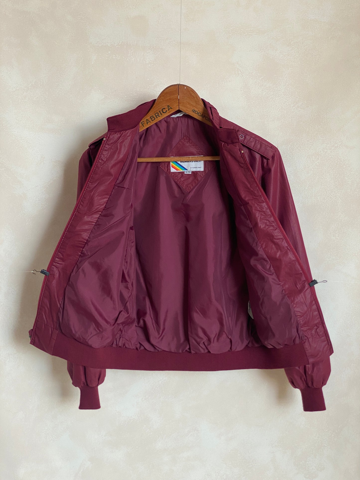 Size 9/10. Women Vintage 80s Members Only Cotton Jacket