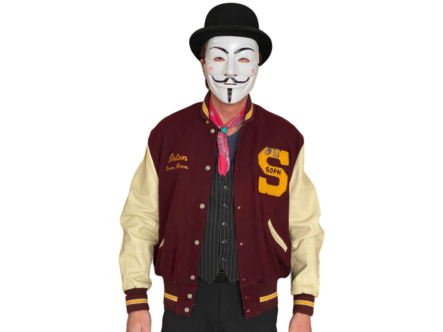 Vintage Varsity Jacket by Delong Size 46US / 56EU – Made in USA