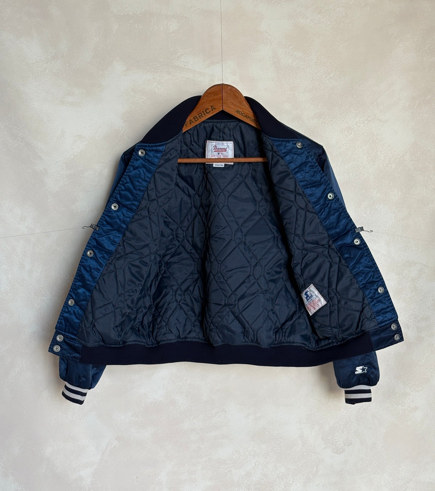Youth Large. Vintage Diamond collection 90s New York Yankee Starter jacket -made in USA-