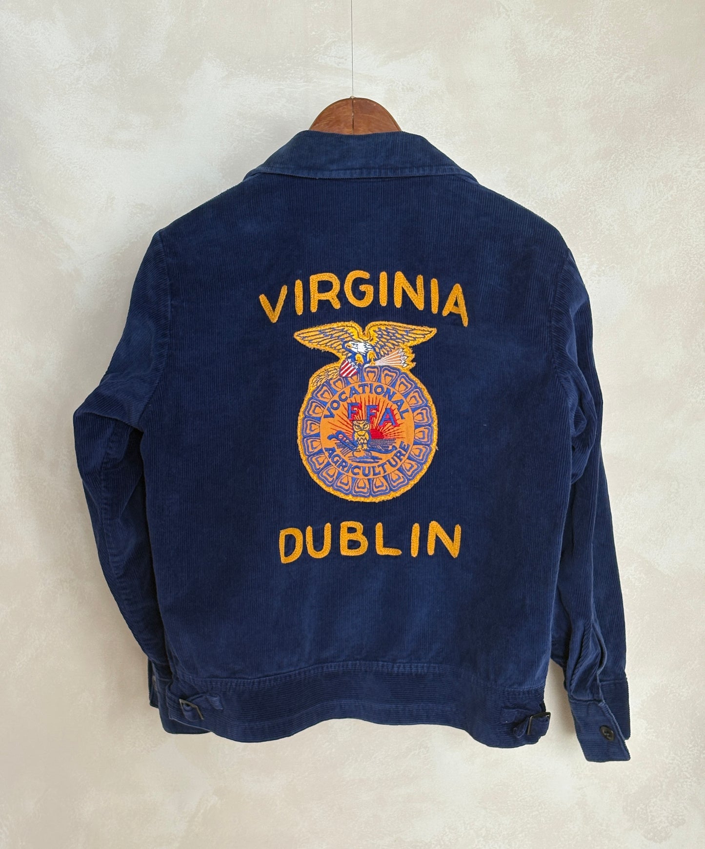 Size 38US / 48EU. Vintage 70s Virginia Future farmer of America jacket. Made in USA