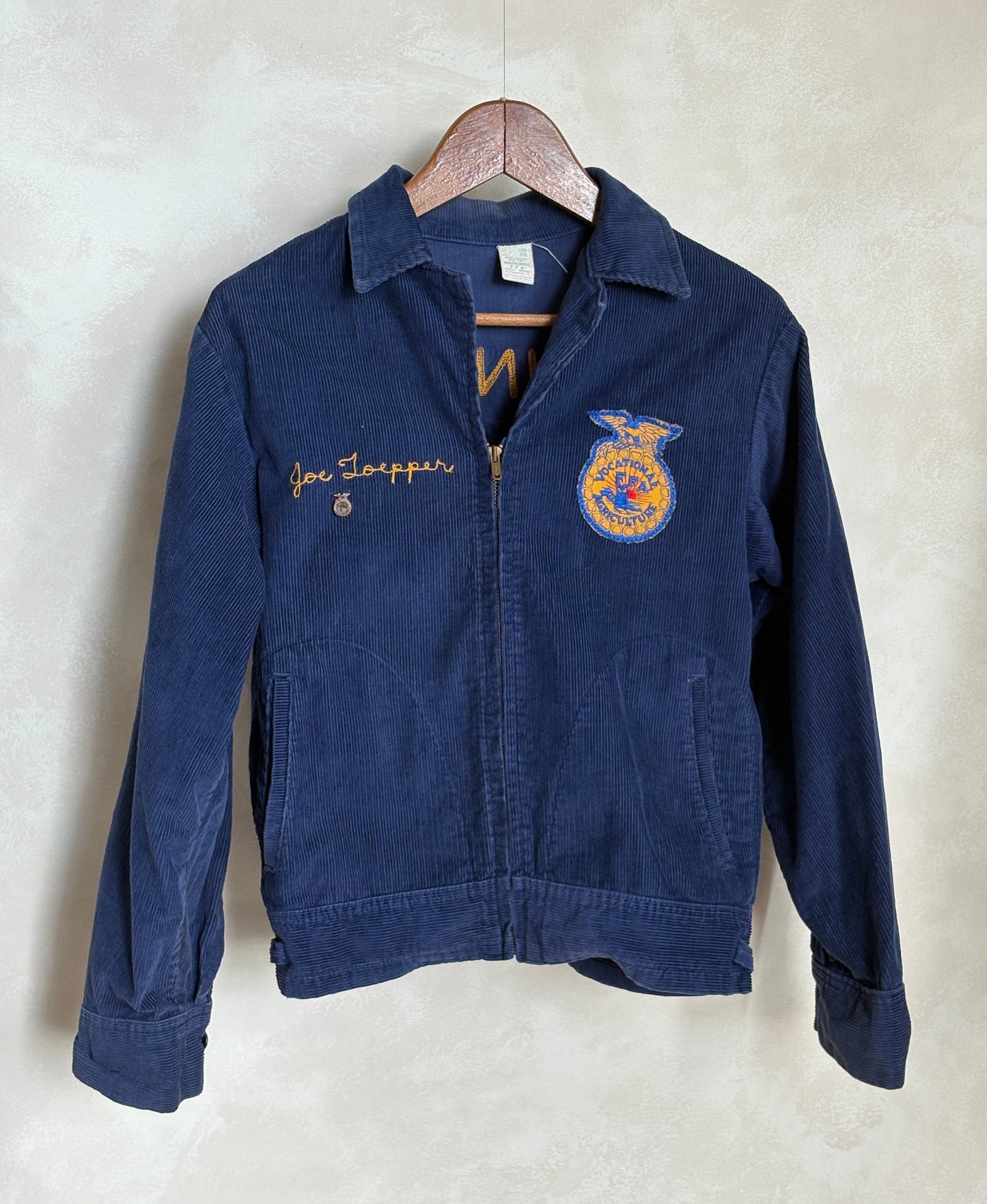 Size 38US / 48EU. Vintage 70s Illinois Future farmer of America jacket. Made in USA - USA Vintage Bcn