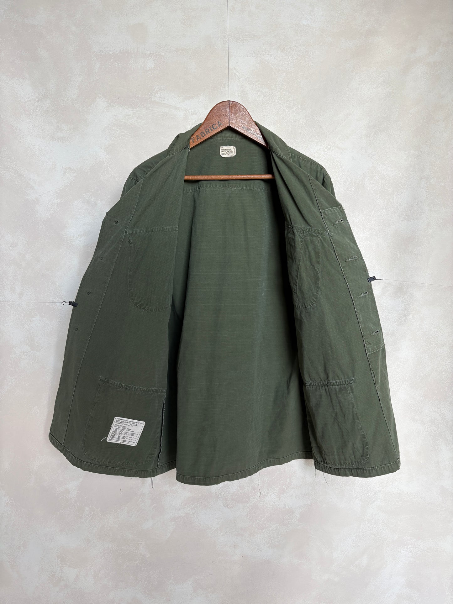 Med Reg. Authentic 1968 U.S. Army Vietnam War Jungle Jacket OG-107 – Vintage Military