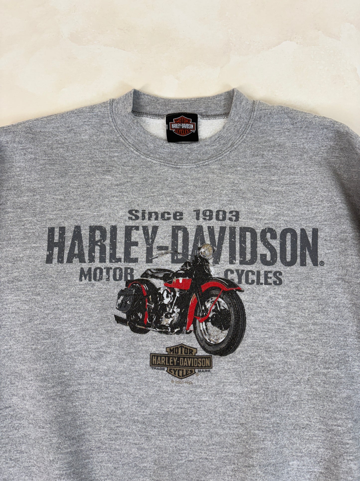 Size L Harley Davidson Sweatshirt 2001 Made In USA