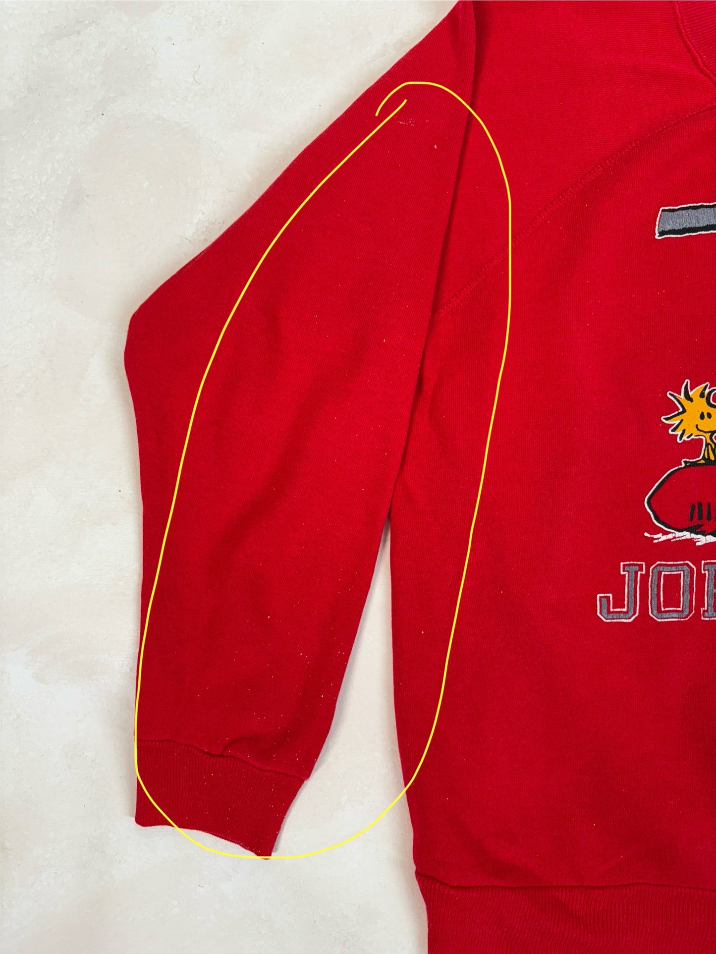 Snoopy Rare 1980 Sweatshirt Joe Buckeye