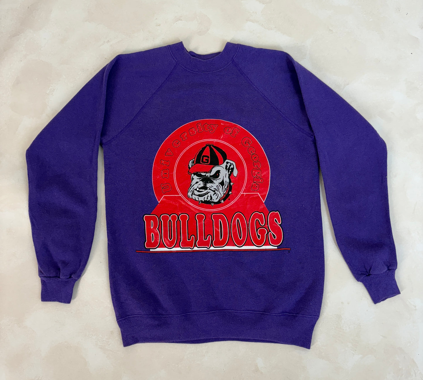 Size M 80s Crew sweatshirt Georgia Bulldogs