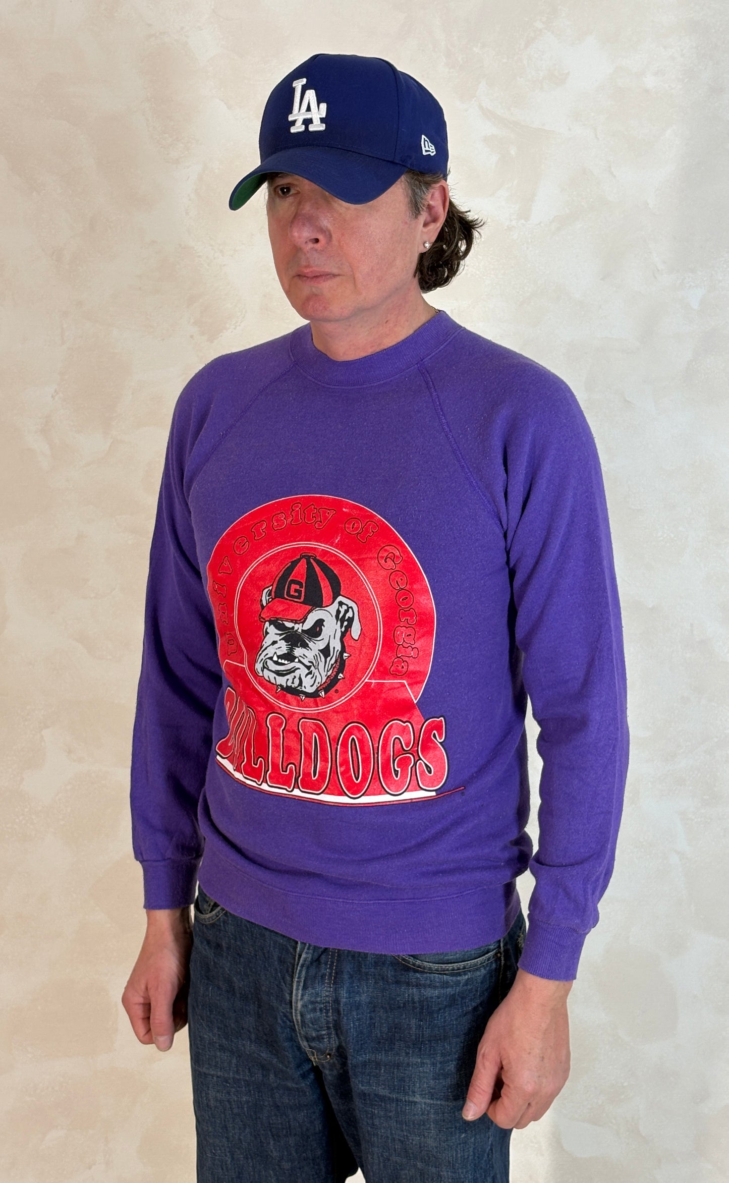 Size M 80s Crew sweatshirt Georgia Bulldogs
