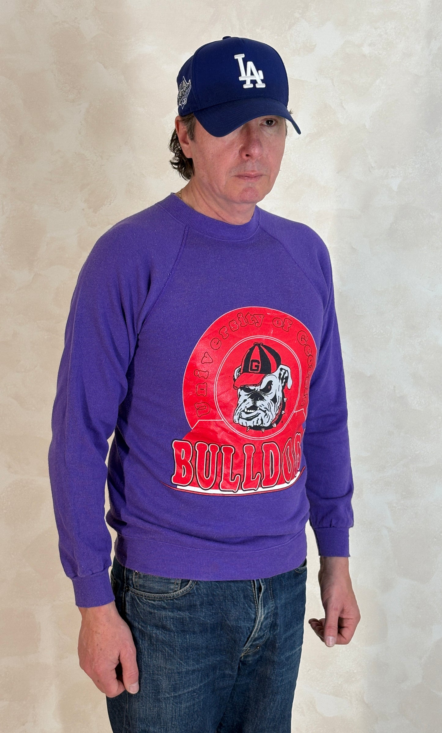 Size M 80s Crew sweatshirt Georgia Bulldogs