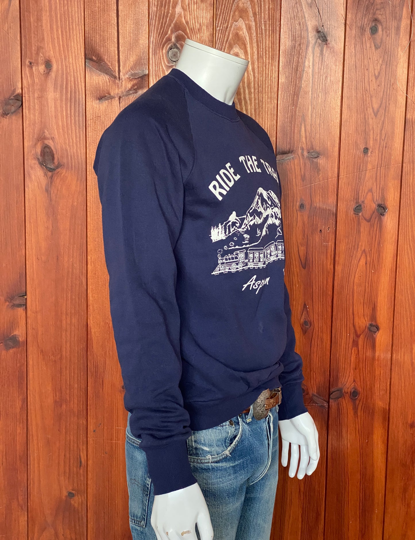 Medium 90s Vintage Aspen Sweatshirt Made In USA | Retro Apparel