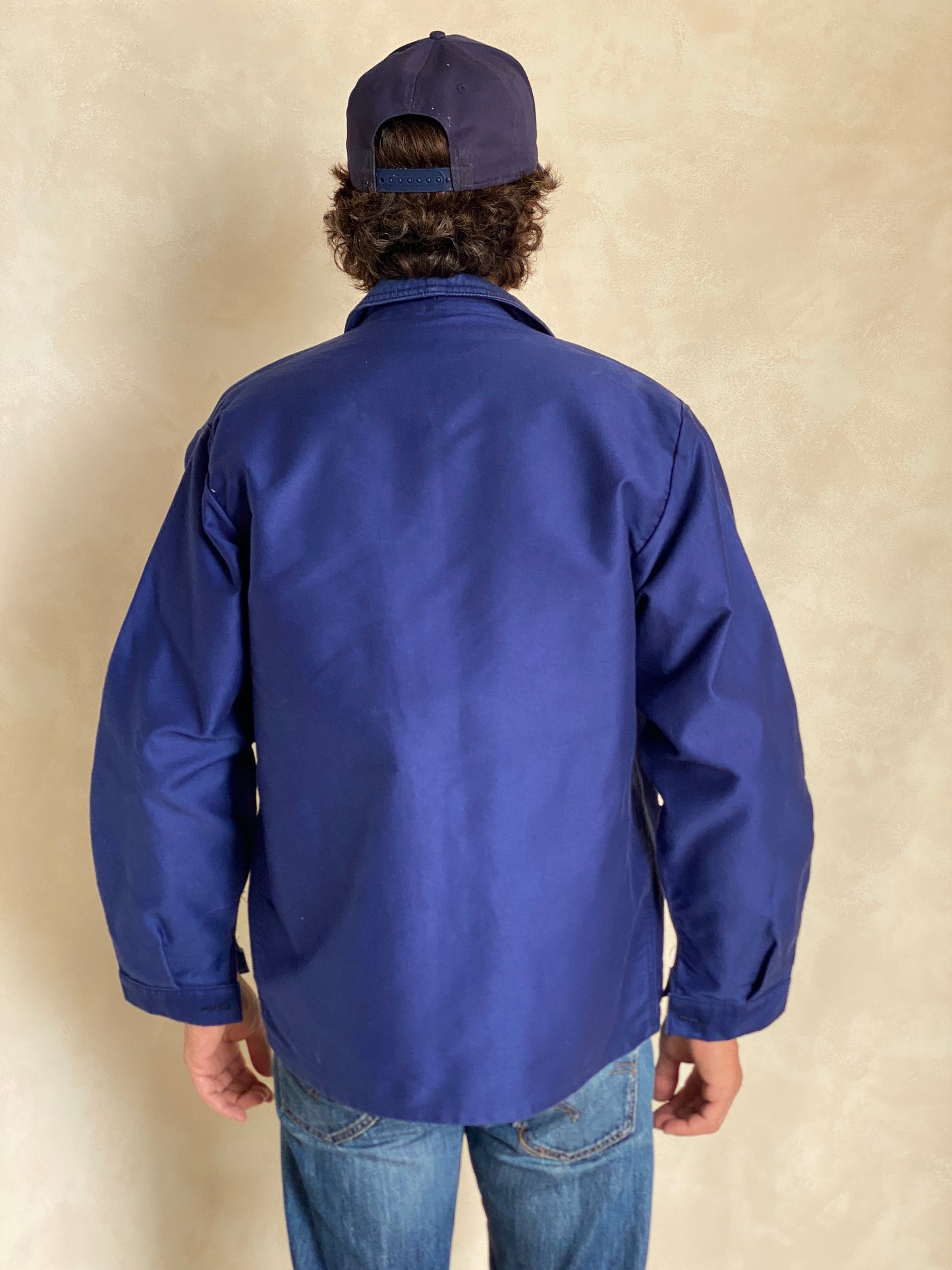 Size 50/52 EU. Vintage French Moleskin jacket. Made in France