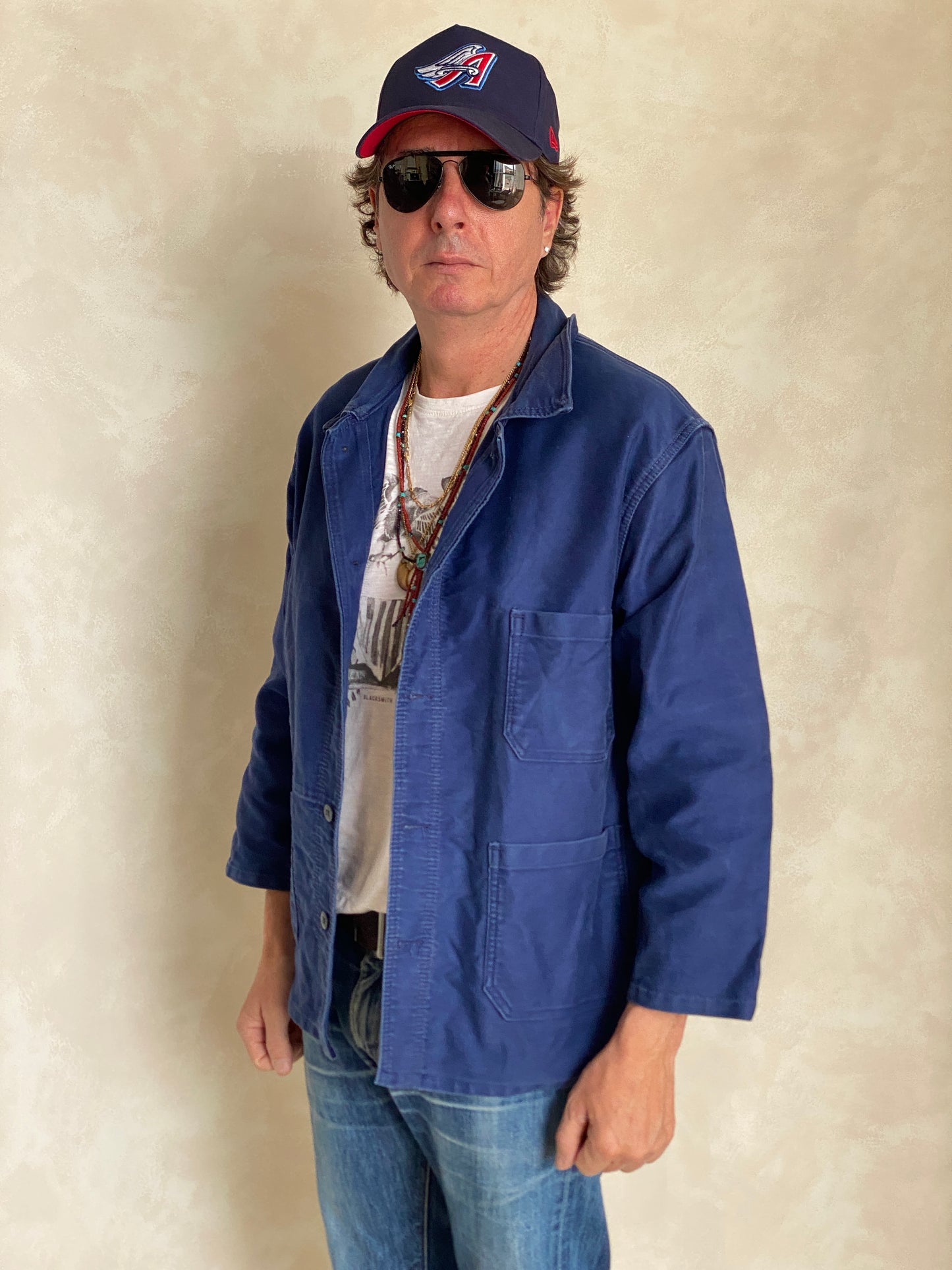 Size 50/52UE. Vintage French Moleskin jacket.