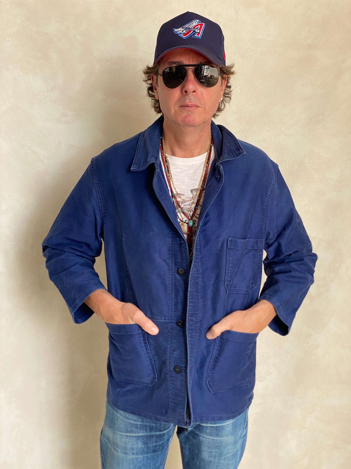 Size 50/52UE. Vintage French Moleskin jacket.
