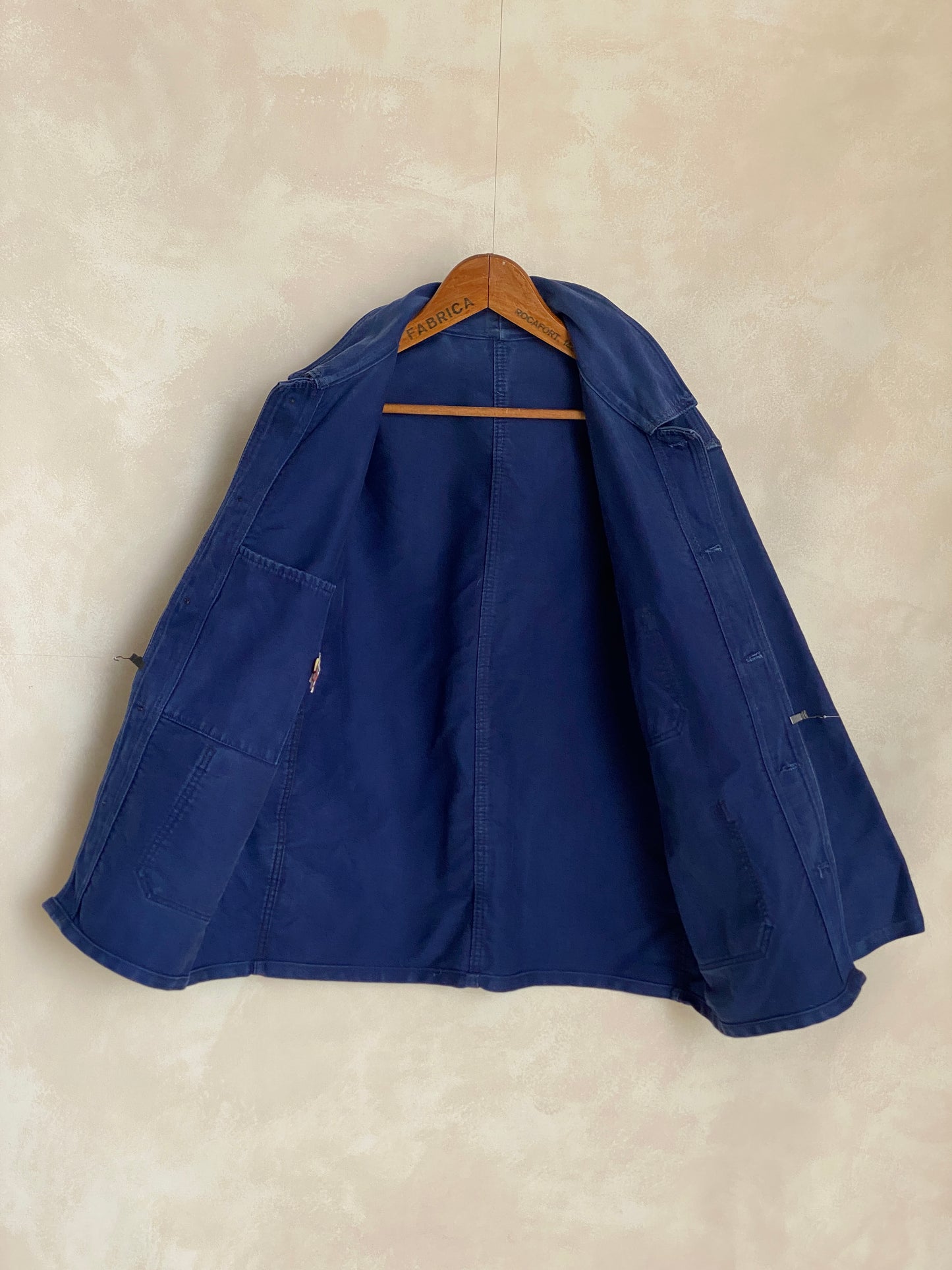 Size 50/52UE. Vintage French Moleskin jacket.