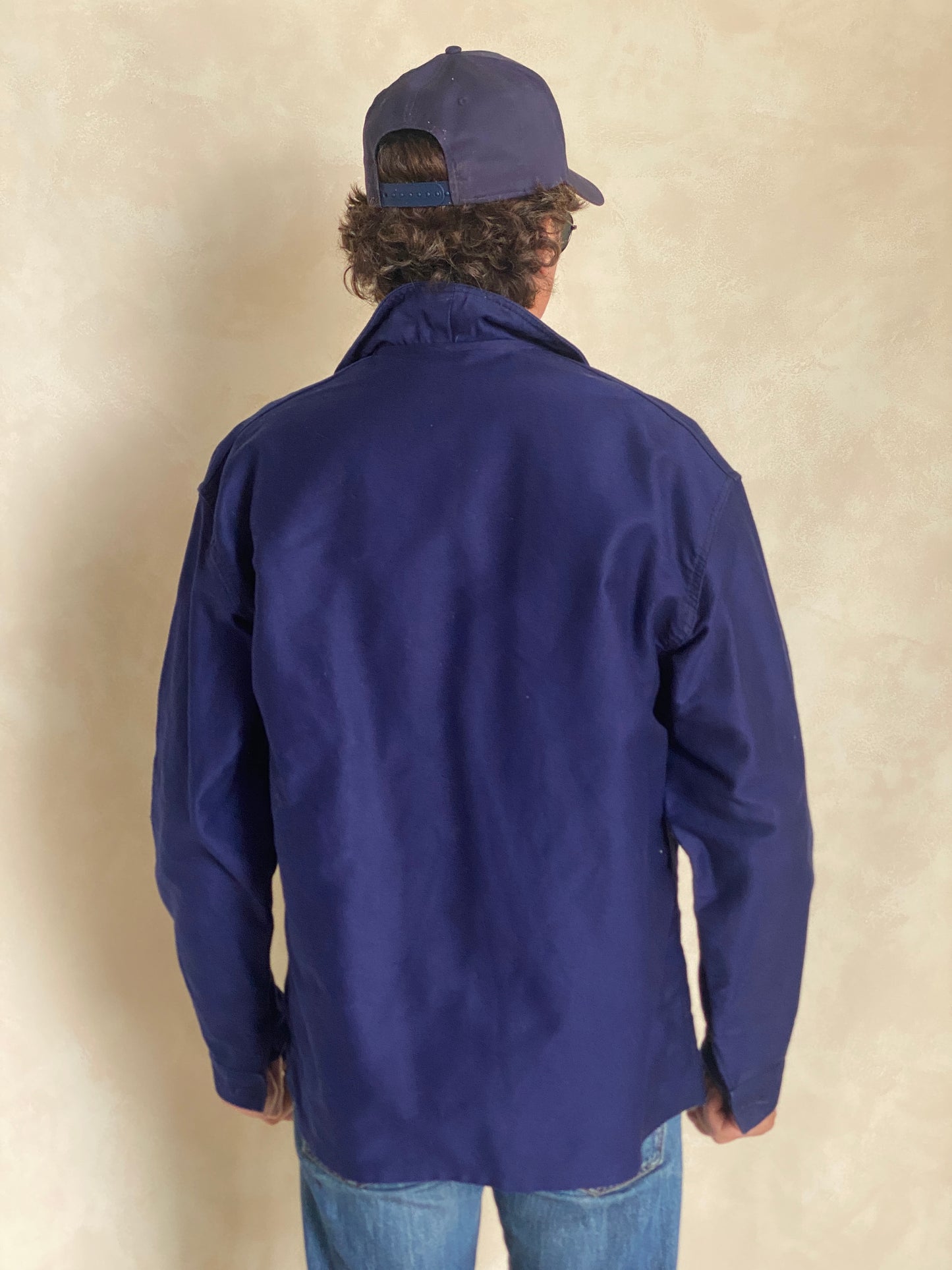 Size 52UE. Vintage French Moleskin jacket.