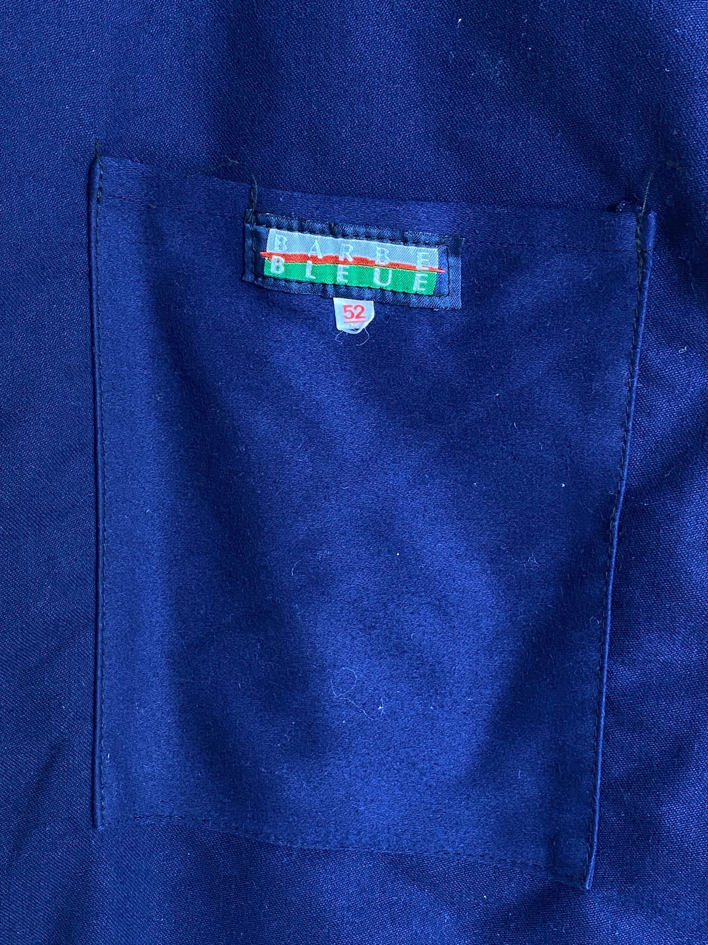 Size 52UE. Vintage French Moleskin jacket.