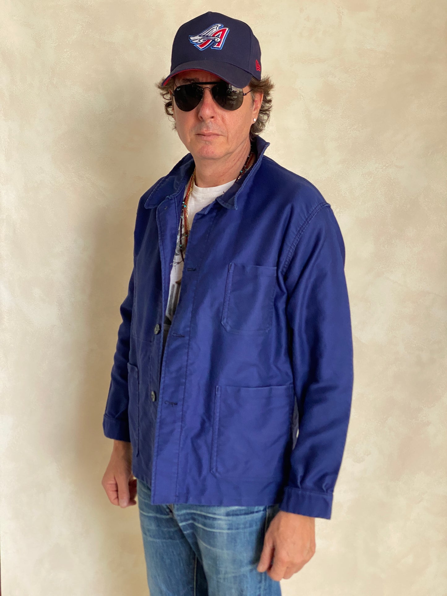 Size 46UE. Vintage French Moleskin jacket.
