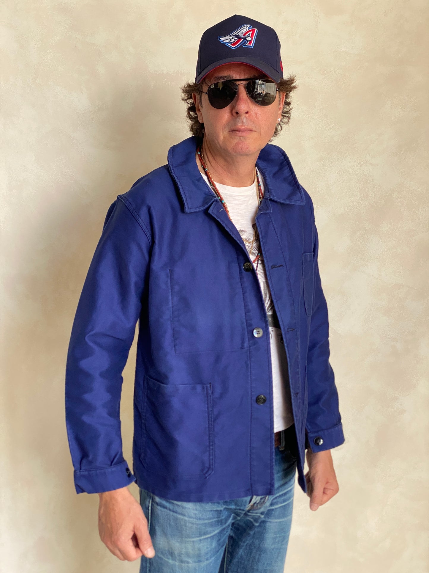 Size 46UE. Vintage French Moleskin jacket.