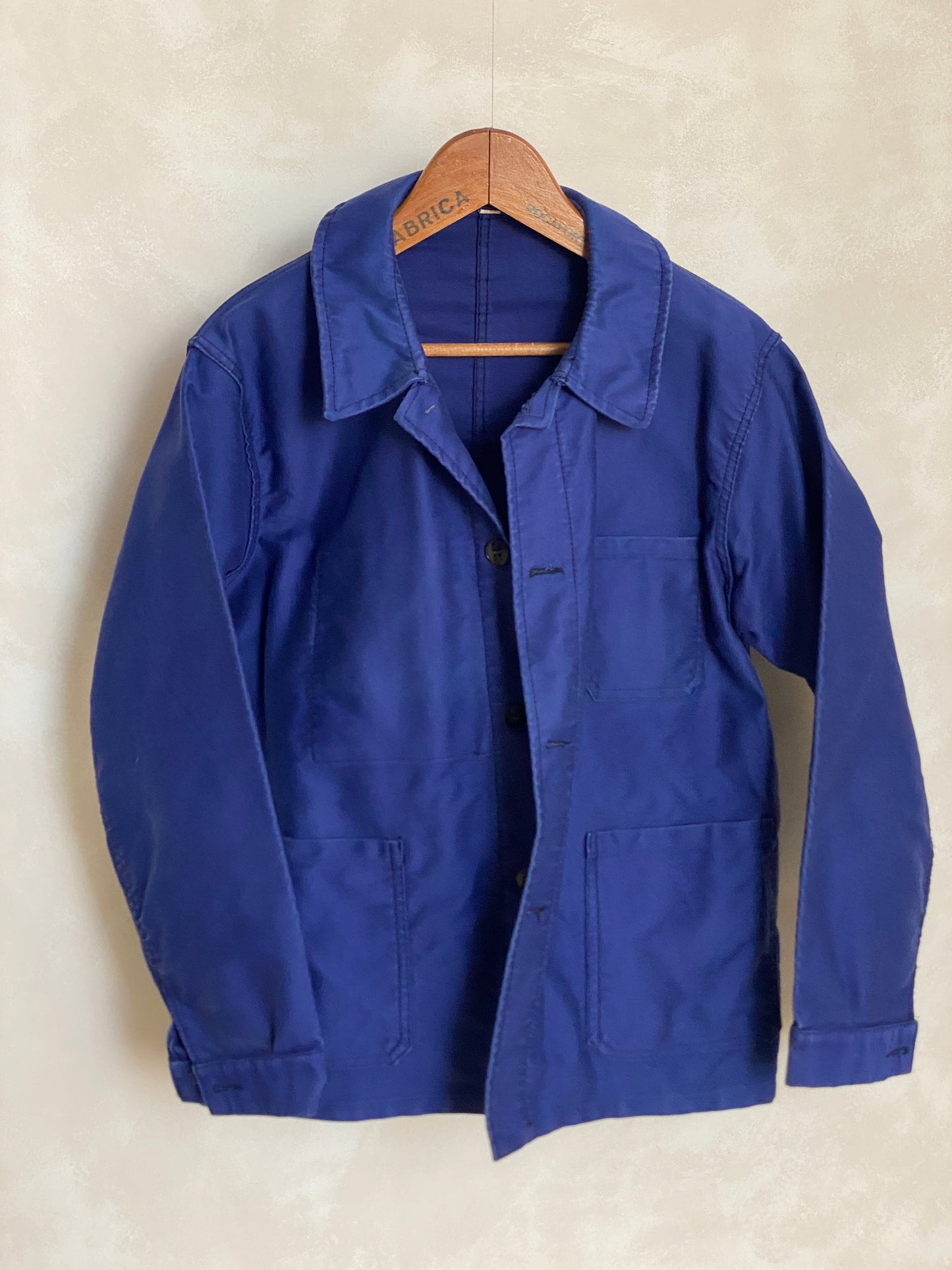 Size 46UE. Vintage French Moleskin jacket.