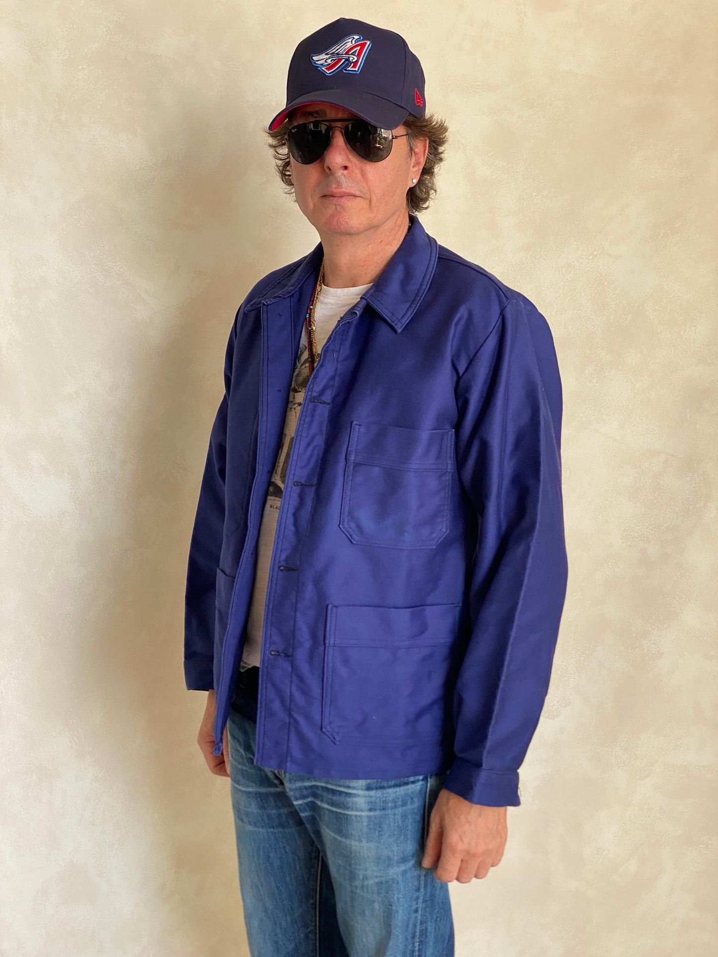 Size 44UE. Vintage French Moleskin jacket.