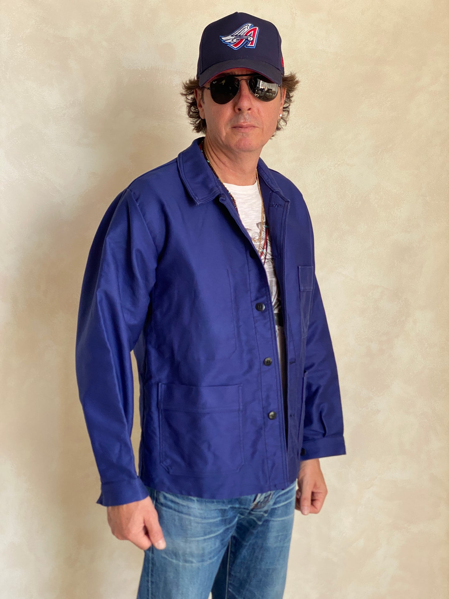 Size 44UE. Vintage French Moleskin jacket.