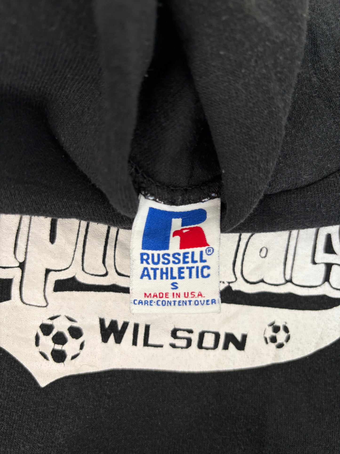 Size S Hooded Soccer Made By Russell