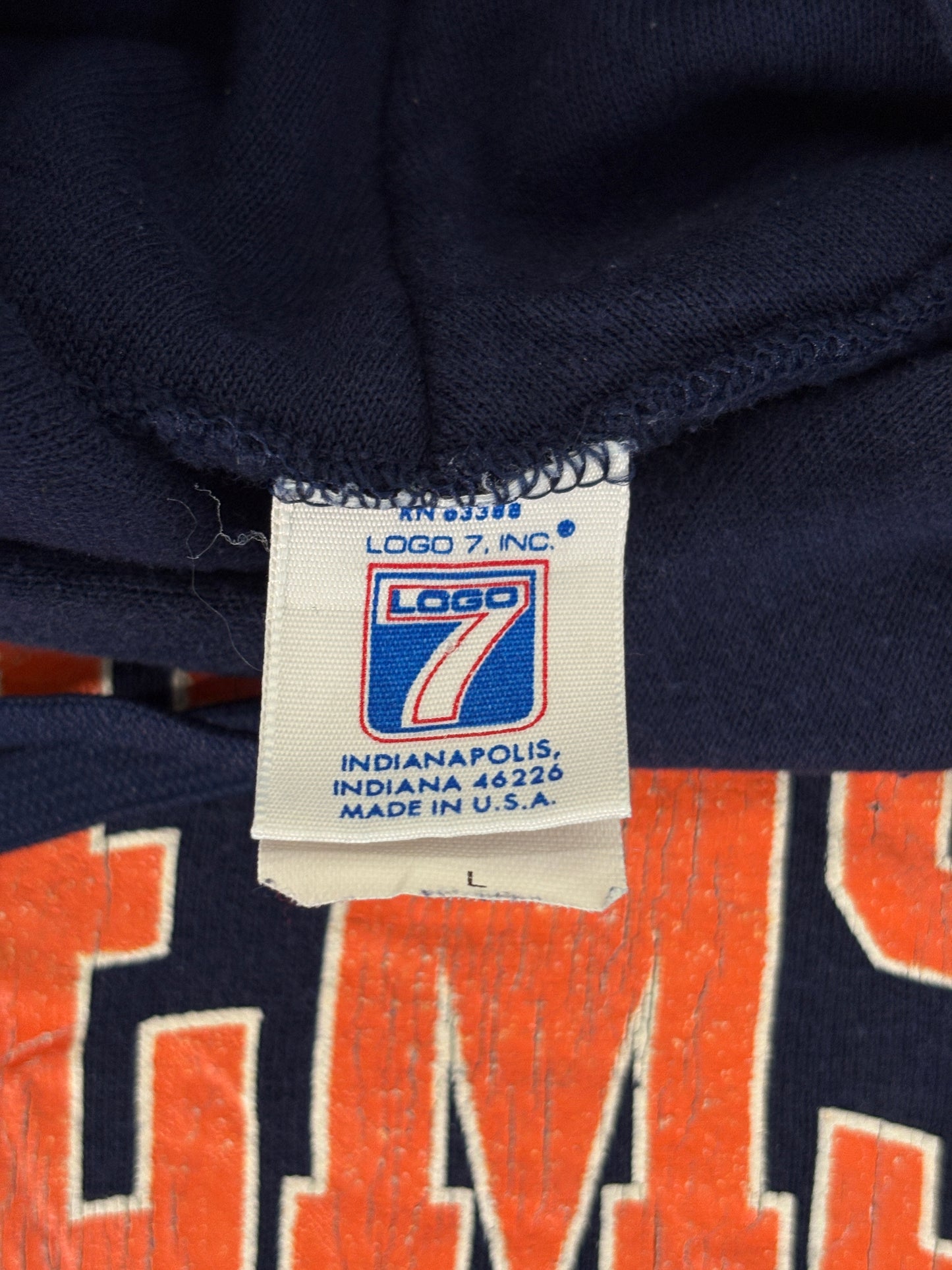 Size L Hooded Made By Logo7 Made in USA