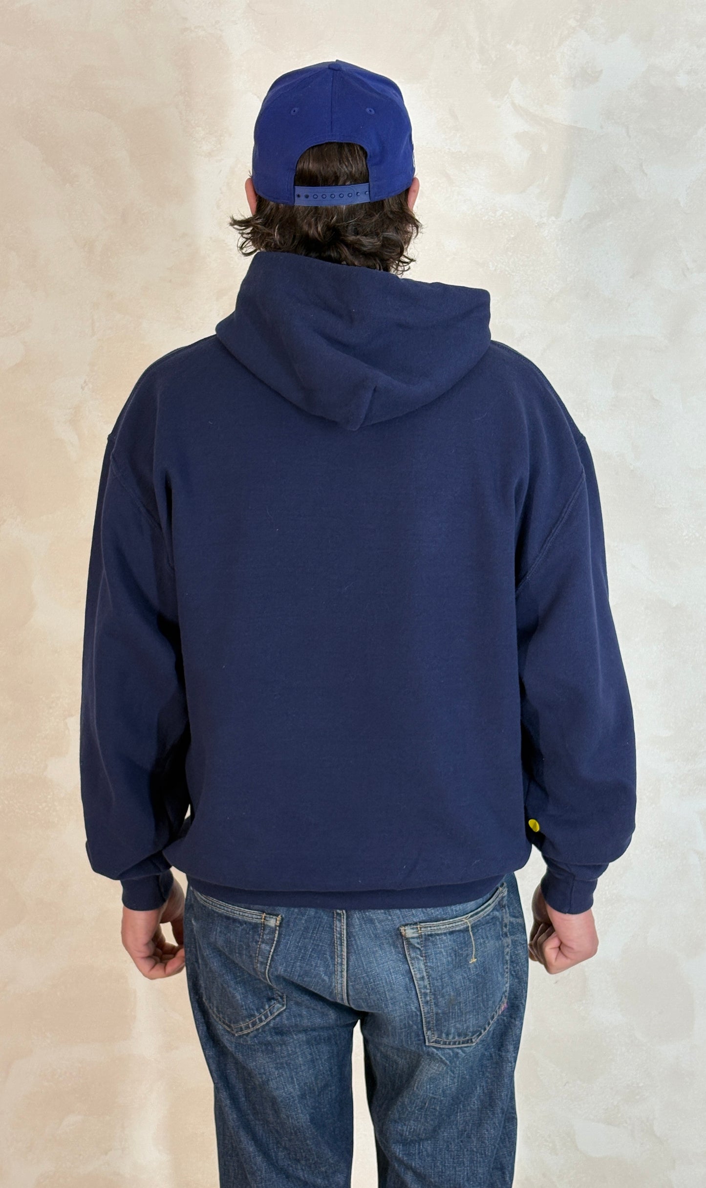 Size L Hooded Notre Dame Made By Russell