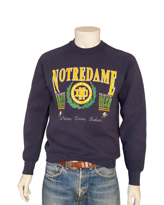 Size Large. 90s Notre Dame vintage sweatshirt made in USA