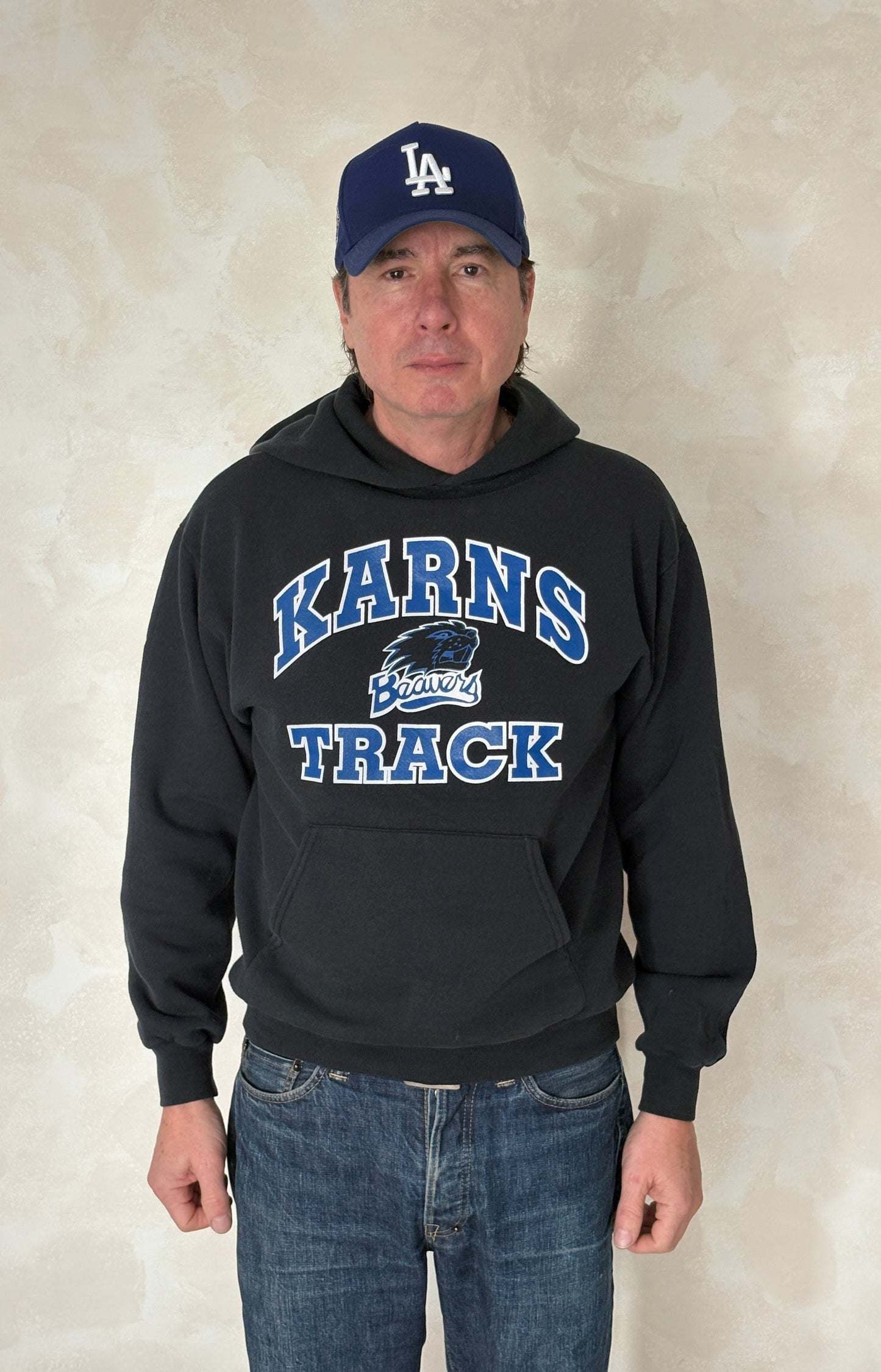 Size M Hooded Karns Track Made By Jerzees
