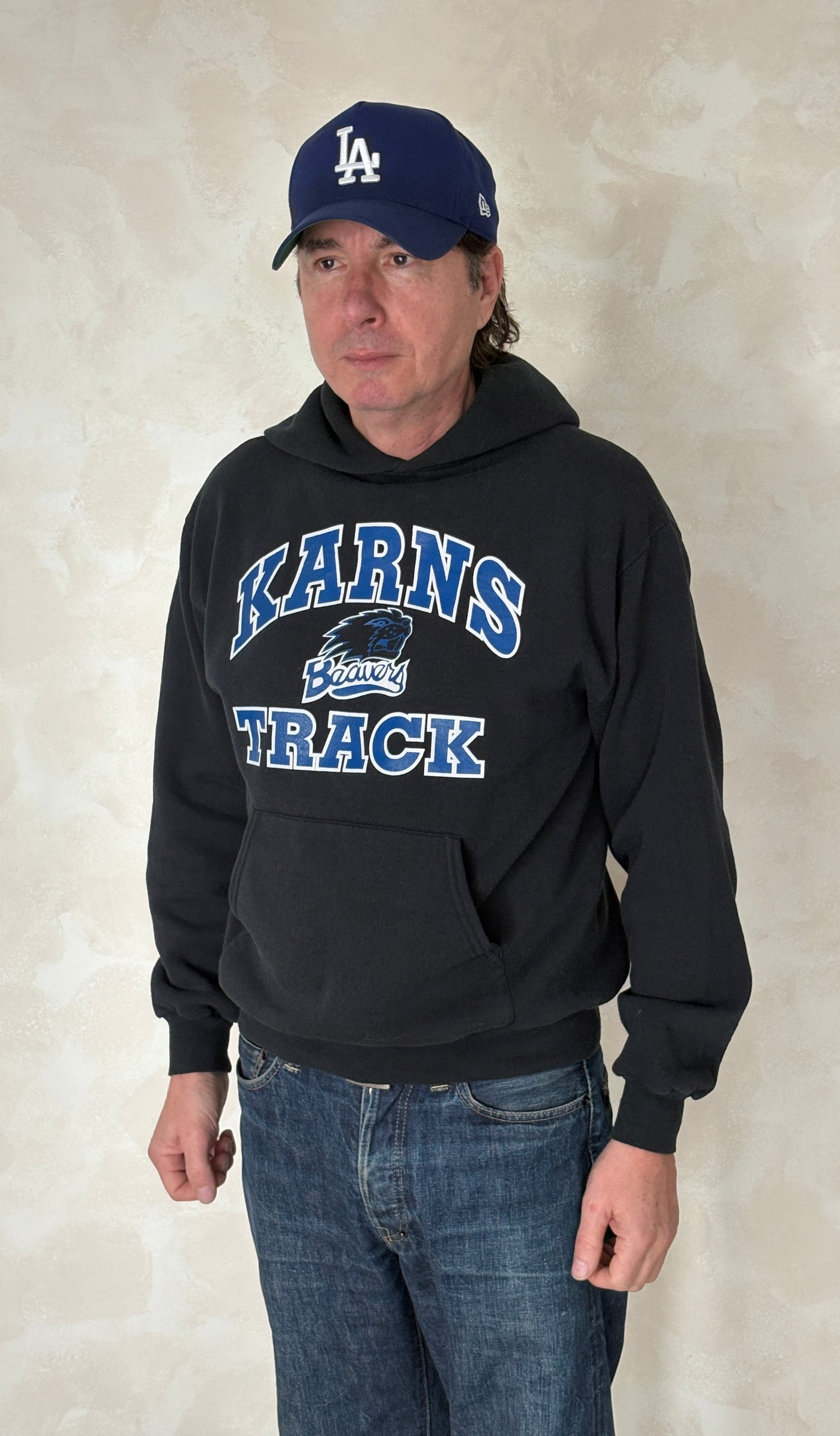 Size M Hooded Karns Track Made By Jerzees