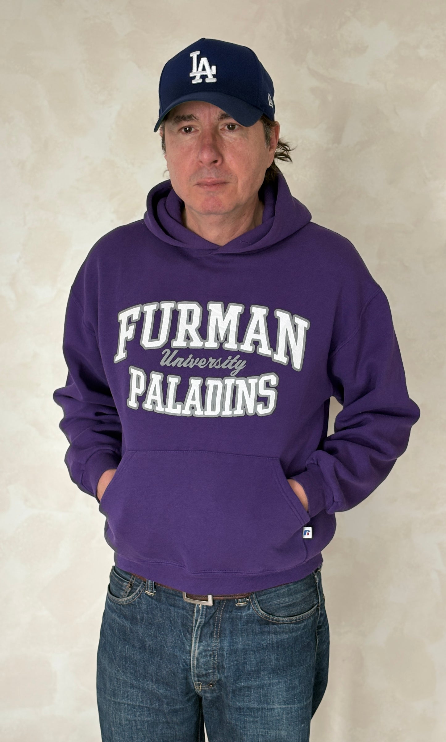 Size M Hooded Furman University Paladins By Russell