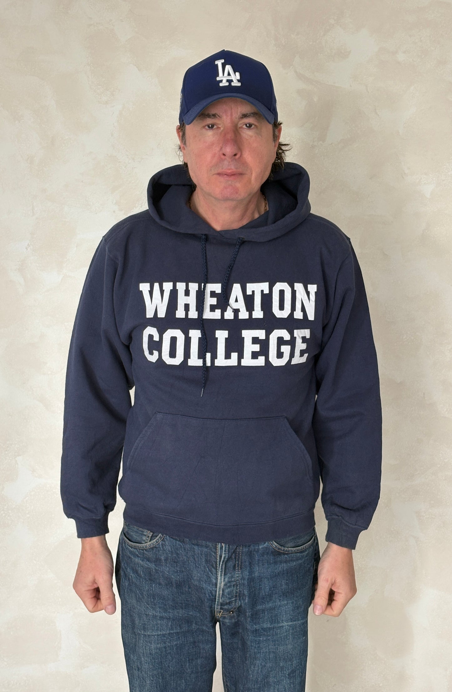 Size S Hooded Wheaton College Made in USA By The Cotton Exchange